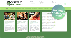 Desktop Screenshot of cartoriodecampinas.com.br